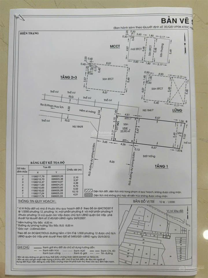 Nhà đẹp phường 12  gò vấp  184/10 phan huy ích   khu dân cư đông đúc, an ninh tốt