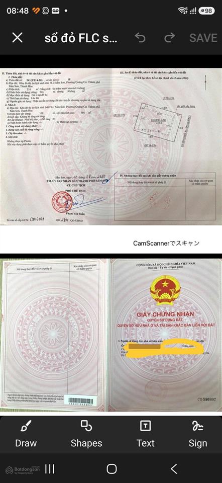 Bán biệt thự flc trục chính dự án mặt đường hồ xuân hương giá rẻ sốc