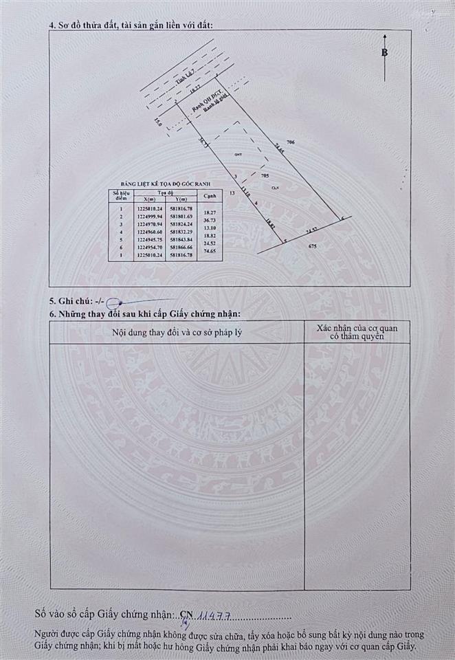 Cần bán nhanh 1.483m2 mt tỉnh lộ 7, an nhơn tây, củ chi. có 300m2 thổ, giá 9,5 tỷ tl