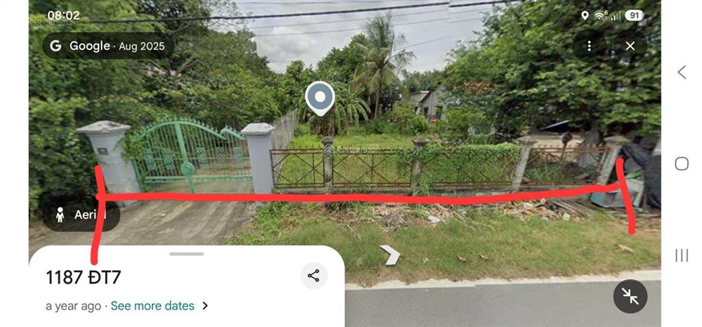 Cần bán nhanh 1.483m2 mt tỉnh lộ 7, an nhơn tây, củ chi. có 300m2 thổ, giá 9,5 tỷ tl