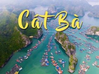 Đất mặt đường núi ngọc cát bà 205m2 xây khách sạn siêu đẹp giá 57tr/m2