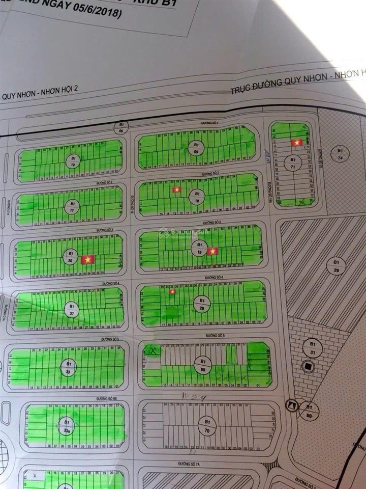 Bán đất vip lô góc khu b1 an phú thịnh đối diện fpt quy nhơn dt920m2