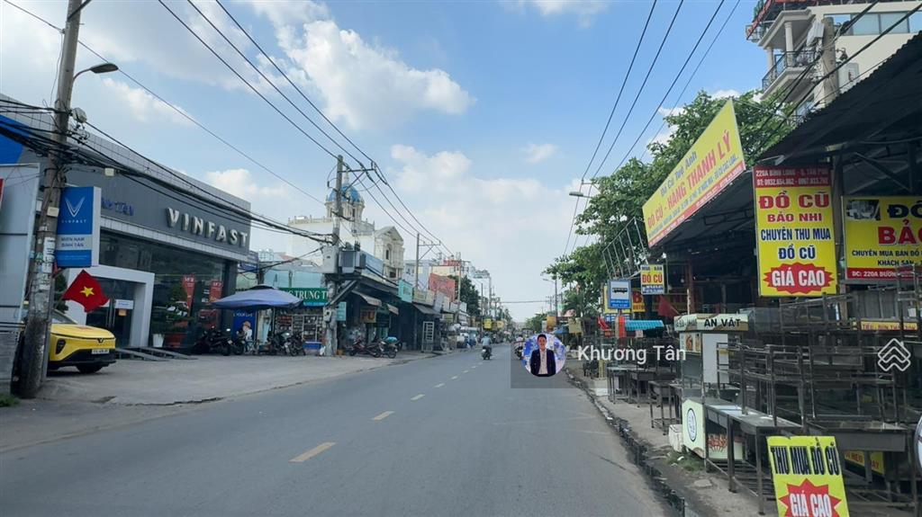 Nhà 2 mặt tiền đường bình long 8x28m, cấp 4 đang có sẵn hđ thuê. đoạn đẹp, sầm uất nhất cung đường