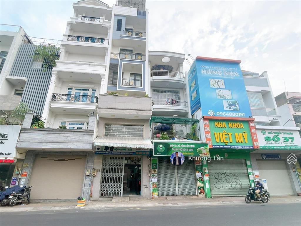 Giảm 3 tỷ cần bán gấp mặt tiền độc lập 7.5x20m, nhà 1 lầu, ctxd hầm 7 tầng. vị trí gần tân sơn nhì