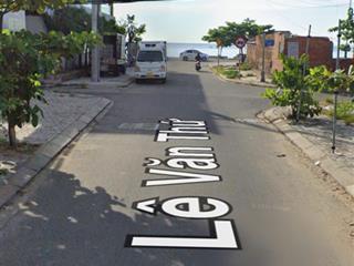 Bán lô đất biển 141m2 ngang 6,9m mt đường lê văn thứ, cách bãi tắm mân thái 300m giá 16,5 tỷ tl