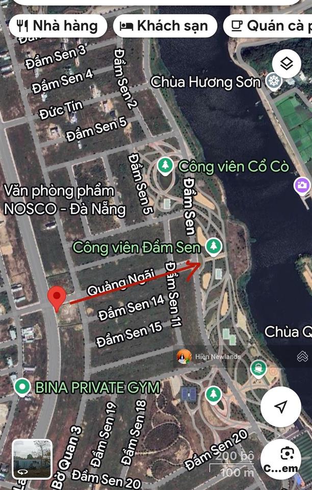 Bán đất mặt tiền đường 10,5m quảng ngãi trục đường thông sông khu hoà quý hoà xuân 100m/ 8,1 tỷ