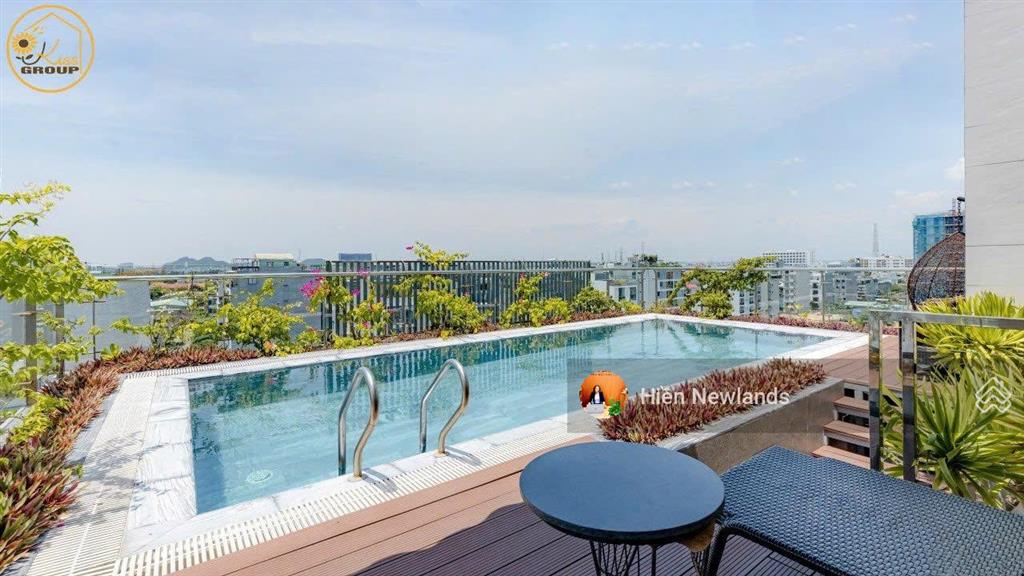 Bán toà căn hộ 10 tầng mặt tiền đường khu khuê mỹ đông gần biển doanh thu 3,5 tỷ/năm có hồ bơi