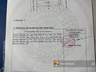 Bán đất 2 mặt tiền trước sau đường bùi bỉnh uyên 100m2 hướng đông gần bãi biển non nước chỉ 5 tỷ65