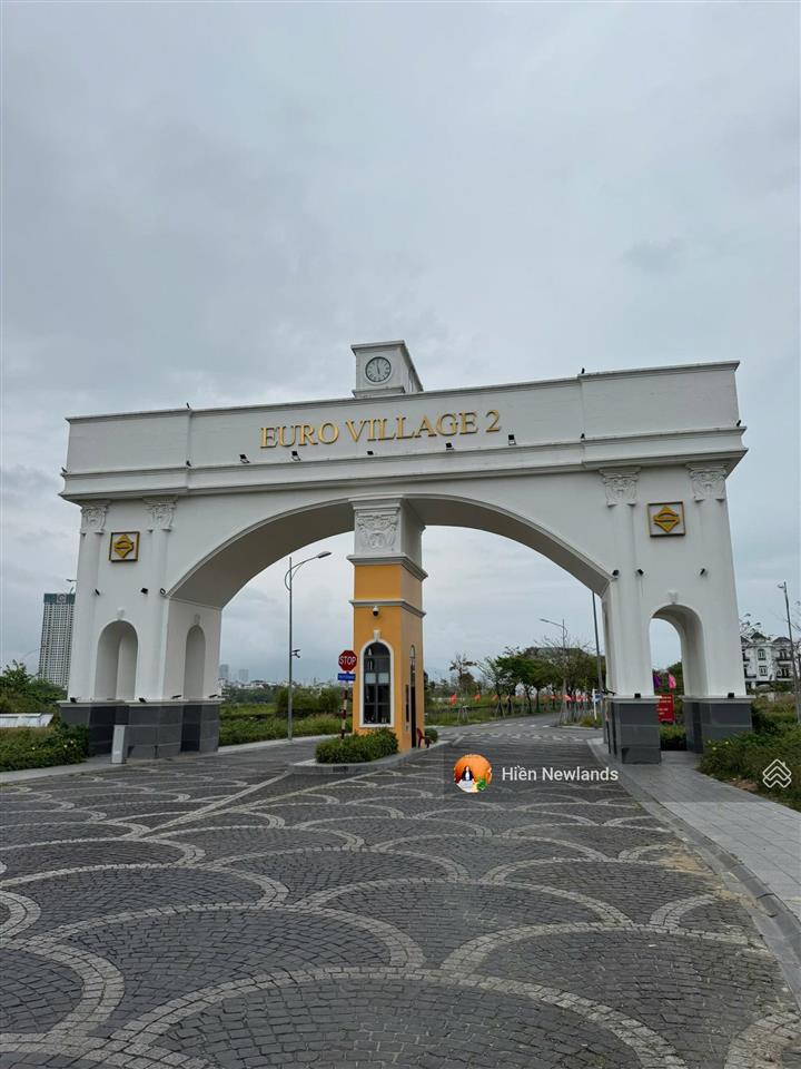 Bán đất biệt thự rộng 300m2  mặt tiền đường giáng hương 10  khu euro villa 2  hòa xuân ngang 15m