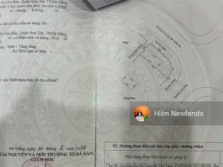 Bán đất 2 mặt tiền đường 7,5m lê chân giao hương hải thiền sư gần chợ an hải bắc ngang 6,5m2