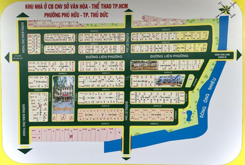 Bán nền đất biệt thự kdc sở văn hoá thông tin , đường liên phường, q9 