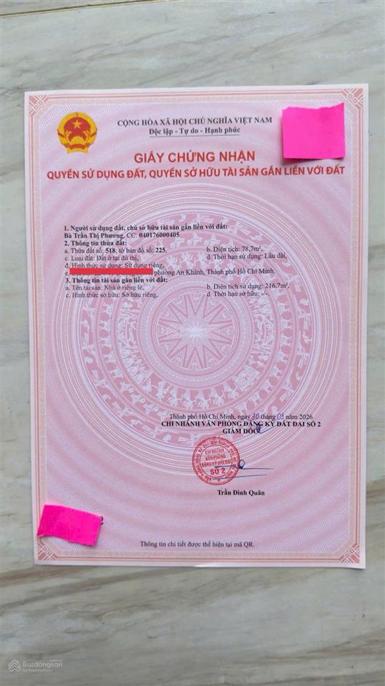 Chính chủ bán villas thảo điền quận 2  dt 7 x 14.