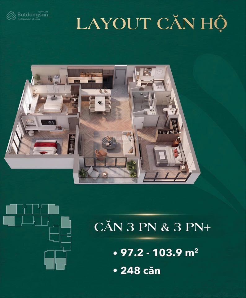 Bán 3n đông nam diện tích 96m² giá 8,2 tỷ ký hđ trực tiếp cđt bàn giao full nội thất