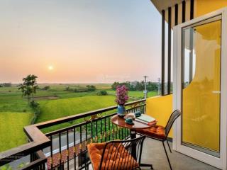 Bán villa gà đẻ trứng vàng  mt lê thánh tông  view lúa  dòng tiền 80tr/tháng an mỹ