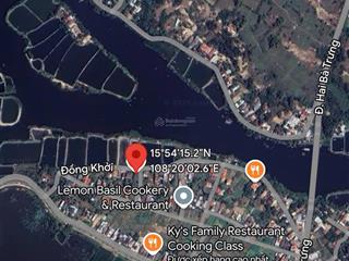 Cực phẩm lô góc view sông trà quế  cơ hội đầu tư dòng tiền đỉnh cao 389m2 12.5 tỷ