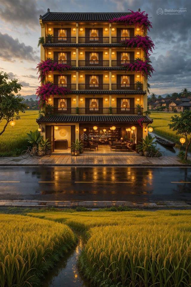 Bán nhà mặt tiền lý thái tổ hội an giá 80 tỷ diện tích 904m² view lúa sau lưng