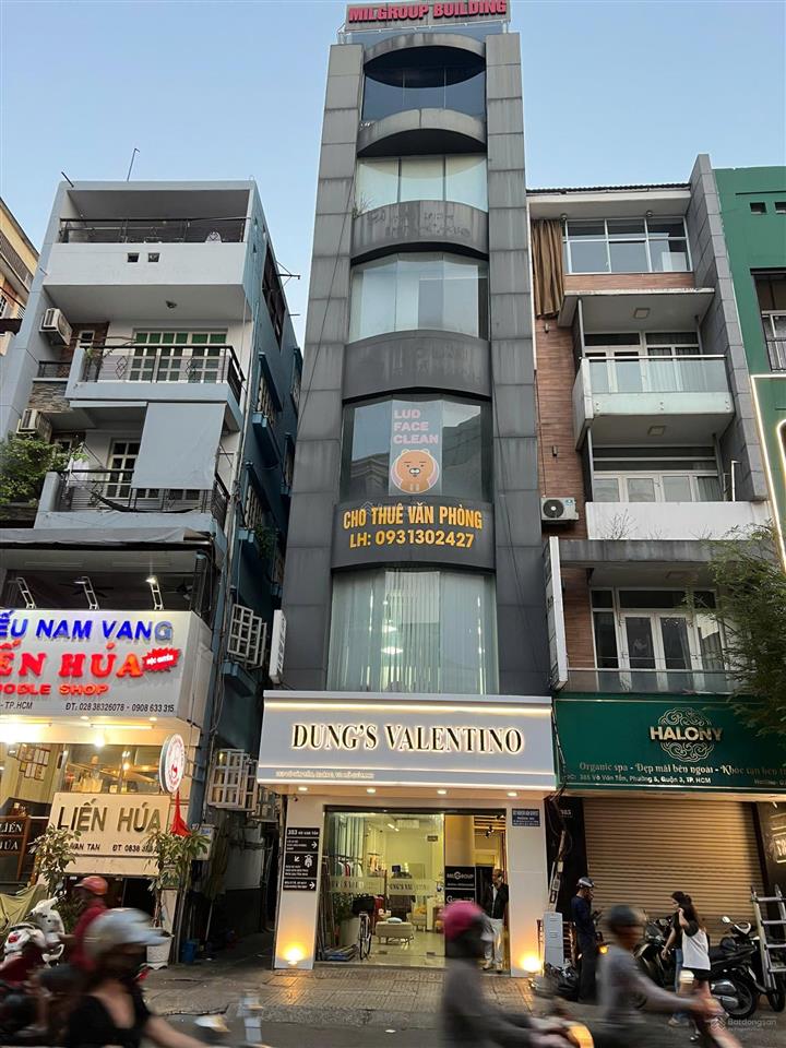 Cho thuê văn phòng hot nhất khu vực chợ võ văn tần, 50m2, chỉ hơn 17 triệu/th