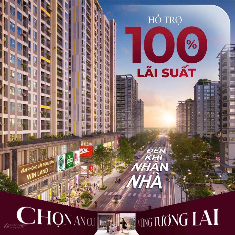 Sở hữu căn hộ cao cấp the win city căn 2pn1wc giá 1,7 tỷ. tặng full nt và nhận chiết khấu 2%