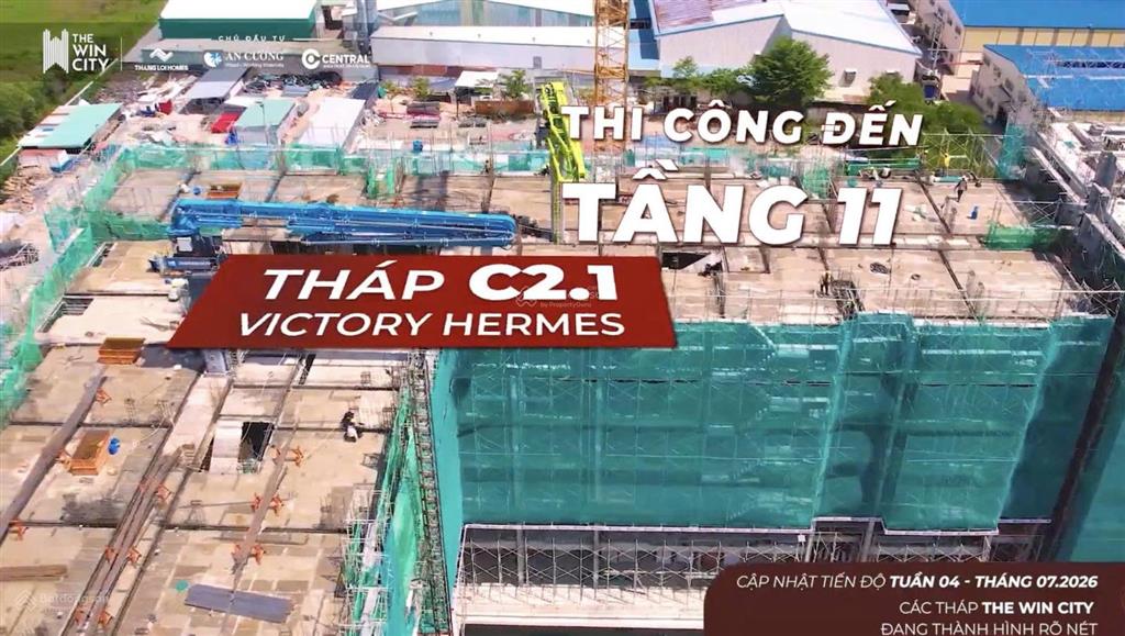 Sở hữu căn hộ cao cấp the win city căn 2pn1wc giá 1,7 tỷ. tặng full nt và nhận chiết khấu 2%