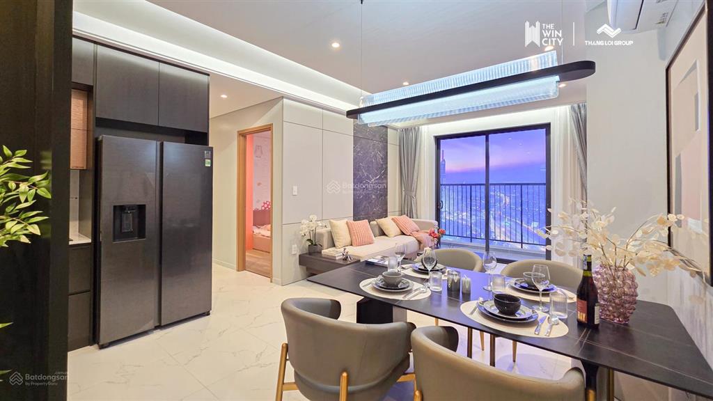 Hàng cđt the win city 65m2, 2pn  2wc giá 1,960 tỷ  tt 25% đến khi nhận nhà  tặng full nt