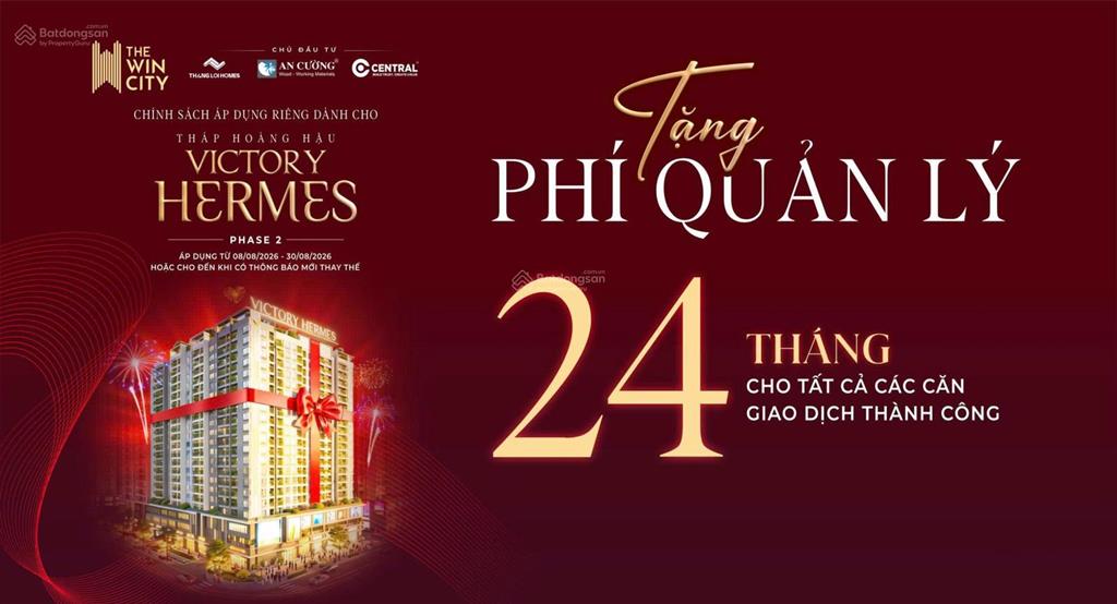 Giỏ hàng căn hộ the win city giá từ 30tr/m2  tt 15% ký hđmb  tặng nội thất gỗ an cường