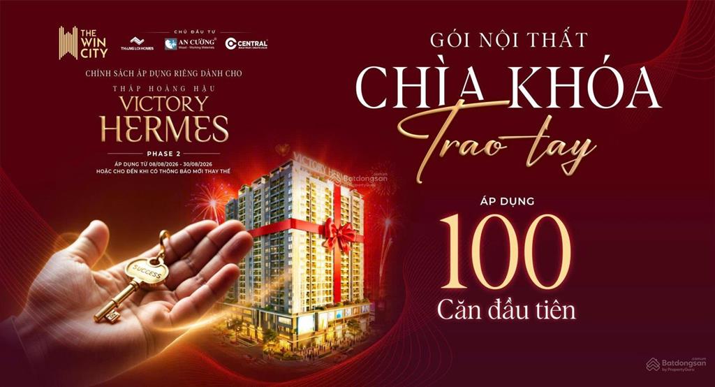 Giỏ hàng căn hộ the win city giá từ 30tr/m2  tt 15% ký hđmb  tặng nội thất gỗ an cường