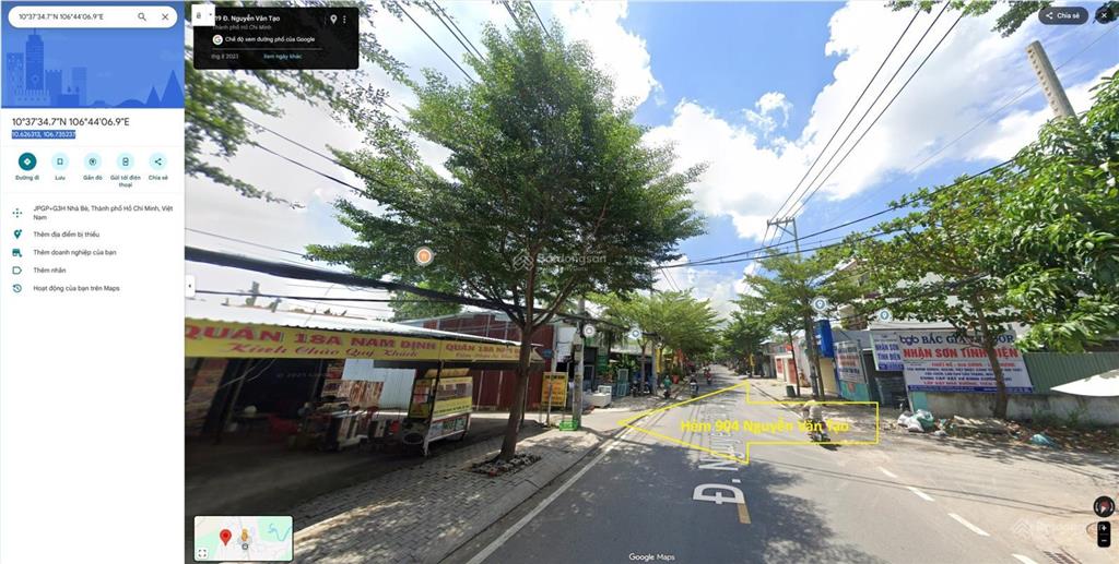 Bán đất phố nguyễn văn tạo, hiệp phước, nhà bè, thành phố hồ chí minh  369m², lô góc, miễn tg