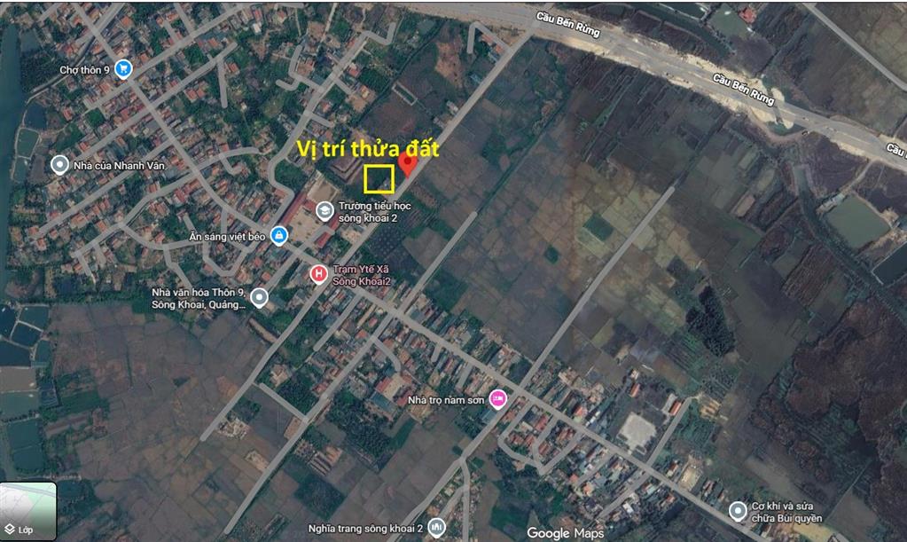 Thanh lý đất xã Sông Khoai, Quảng Yên, Quảng Ninh, 264m2, MT 12m, 2.1 tỷ