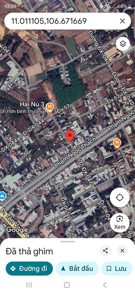 Bán đất dx44 phú mỹ gần sát phạm ngọc thạch luôn, 6x36 thổ cư 100m, đường nhựa 16m đang làm giá tốt