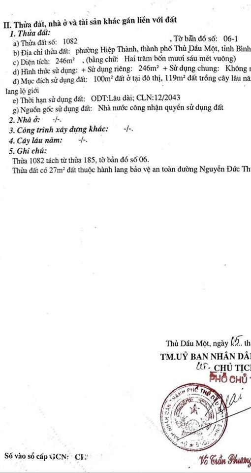 Mặt tiền nguyễn đức thuận 6x41m thổ cư 100m vị trí đẹp nhất đối diện trường mầm non giá ngộp 7,2 tỷ