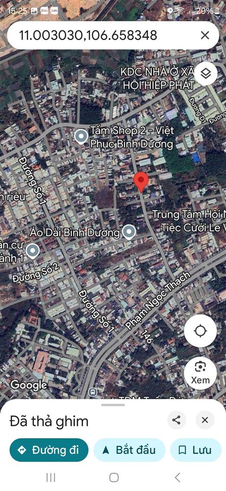 Đất xây biệt thự sân vườn hiệp thành 20x77 thổ cư 260m, đường nhựa 6m thông phạm ngọc thạch giá tốt