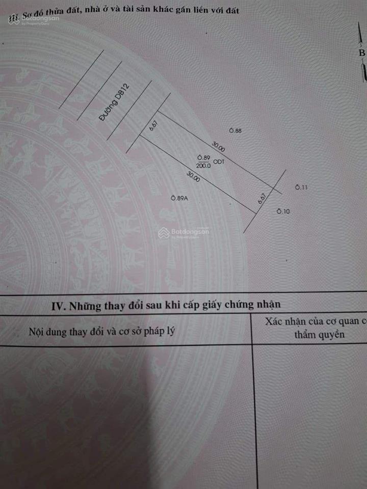 Hàng ngộp  db12 khu đô thị mới hòa mới hòa phú, diện tích 200m2 thổ cư 100% giá chỉ có 5 tỷ 250tr