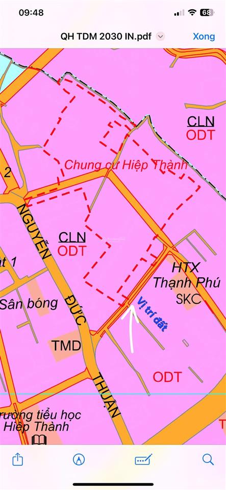 Đất xây biệt thự phường hiệp thành một sẹc nguyễn đức thuận vào 100m, ngang 10,3x34 cực đẹp giá ok