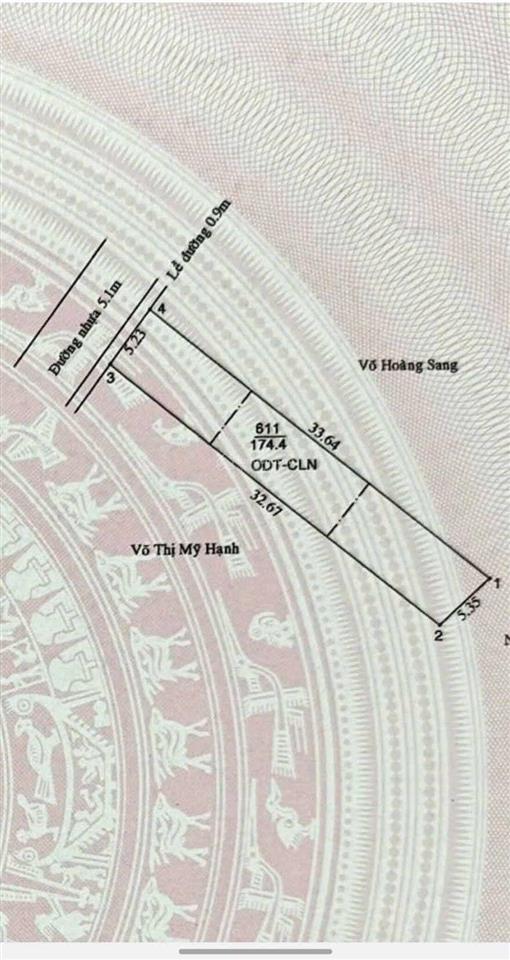 Đất xây biệt thự phường hiệp thành một sẹc nguyễn đức thuận vào 100m, ngang 10,3x34 cực đẹp giá ok