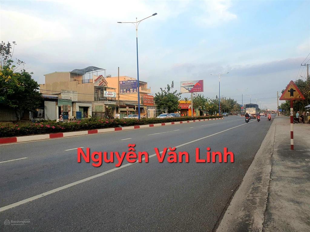 Đất mặt tiền đường nguyễn văn linh khu tđc phú chánh. ngang 8,1x20m vị trí kinh doanh đẹp giá tốt