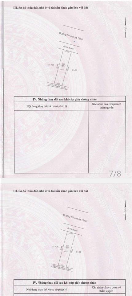 Bans 1 cặp liền kề đường d1, kdc phú hòa 1, 12x26m cực víp kinh doanh sầm uất nhất khu giá ổn