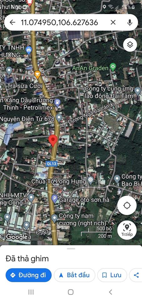 Bán đất tại đại lộ bình dương, tân định 1265m² thổ cư 200m². ngang 13,6m mặt tiền cực đẹp giá ngộp