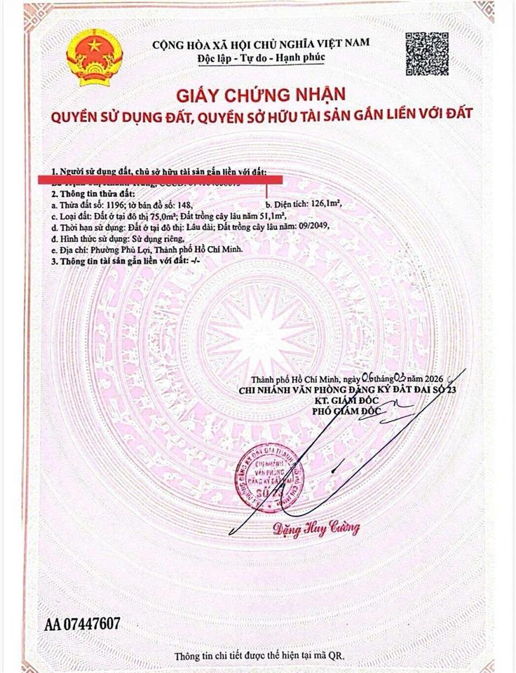 Đất hiệp thành đường nhựa 6m thông 5x25 thổ cư 75m vị trí đẹp hiếm có giá tốt