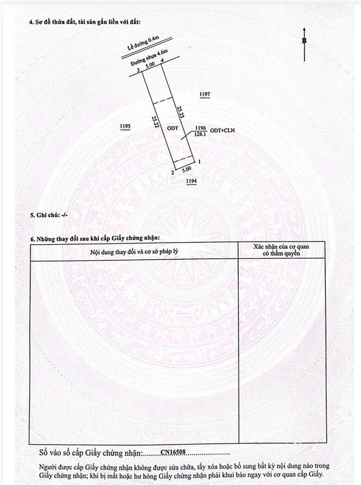 Đất hiệp thành đường nhựa 6m thông 5x25 thổ cư 75m vị trí đẹp hiếm có giá tốt