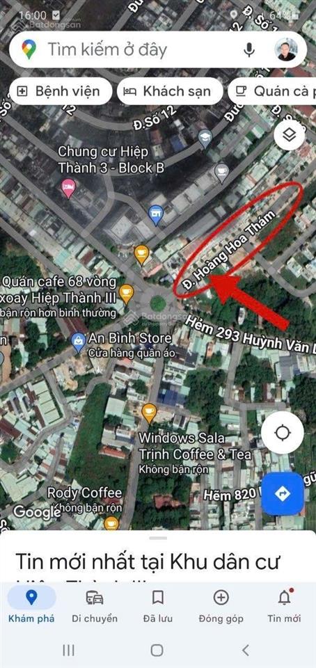 Bán nhà mặt tiền hoàng hoa thám kdc hiệp thành 3, 100m2 có 1 tầng hầm và 3 tầng nổi giá ngộp 7,5 tỷ