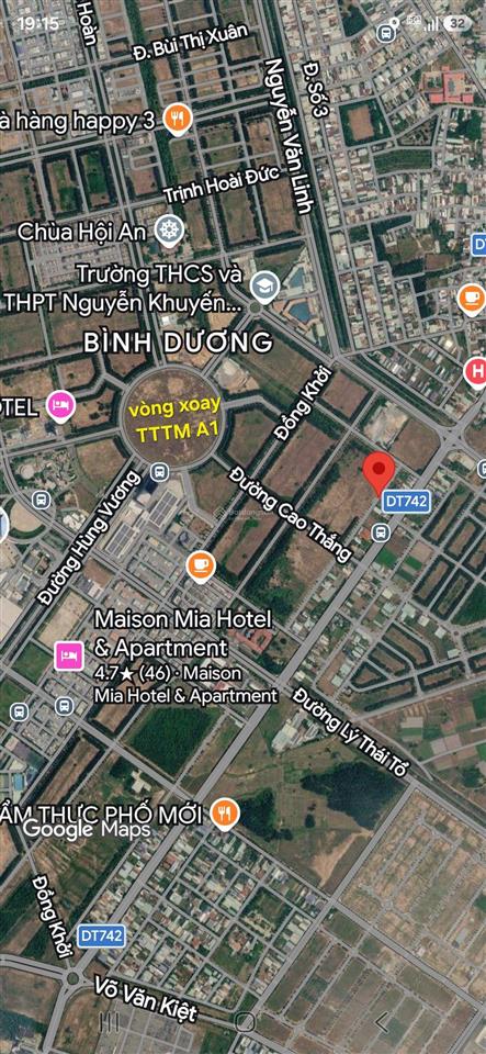 Siêu phẩm đường da7 liền kề vòng xoay tttm thành phố mới, 24x30 thổ cư 100% xây khách sạn cực đẹp
