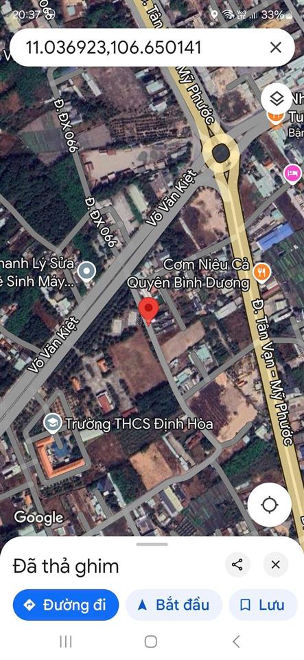 Hàng ngộp bán gấp 3,1 tỷ diện tích 176,7m2 tại dx 070 phường định hòa, cách võ văn kiệt vào chỉ 50m