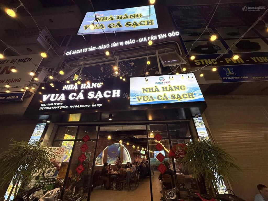 Chính chủ cho thuê nhà mặt phố trần khát chân. hướng nam, 4 tầng, 250m²/sàn