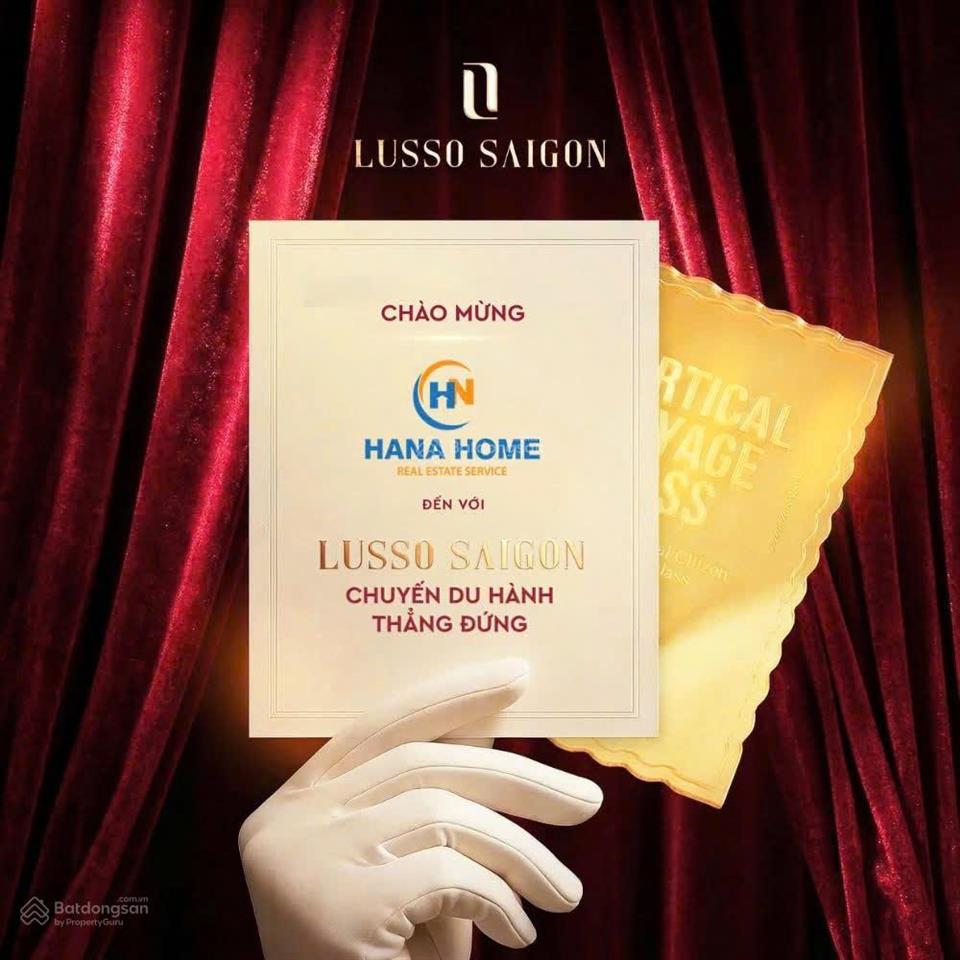 Căn hộ lusso saigon tuyến metro trạm dừng trước cửa nhà, 5 tầng thương mại sầm uất ms.nga hana f1