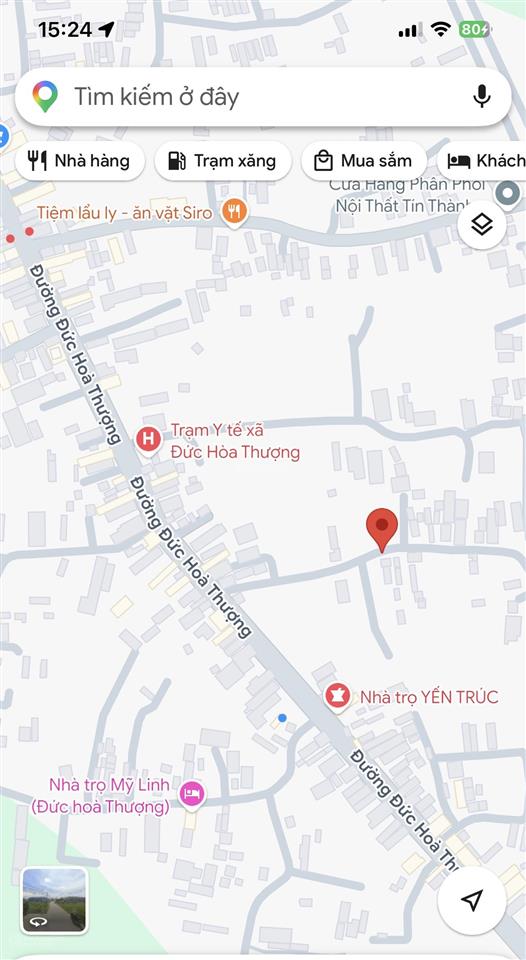 Bán lô đất 10x26m  572 m2 đường đức hoà thượng, xã đức hòa thượng, long an, giá 4,8 tỷ