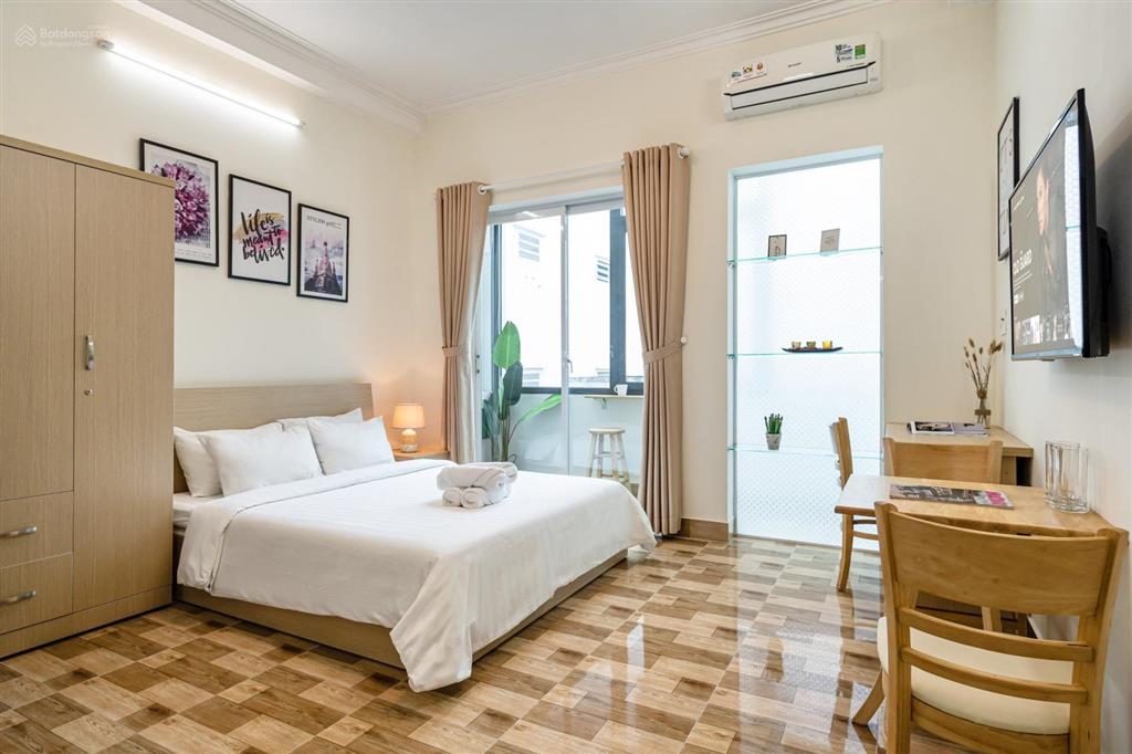 Cho thuê studio ban công 35m2ngay ngã sáu phù đổngq1
