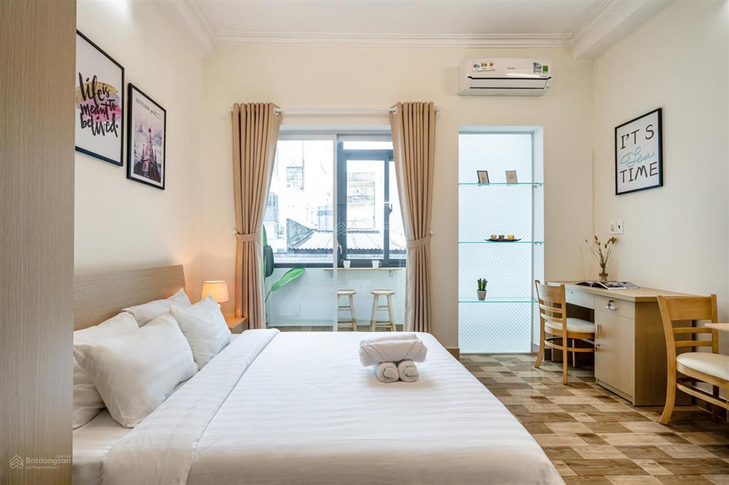 Cho thuê studio ban công 35m2ngay ngã sáu phù đổngq1