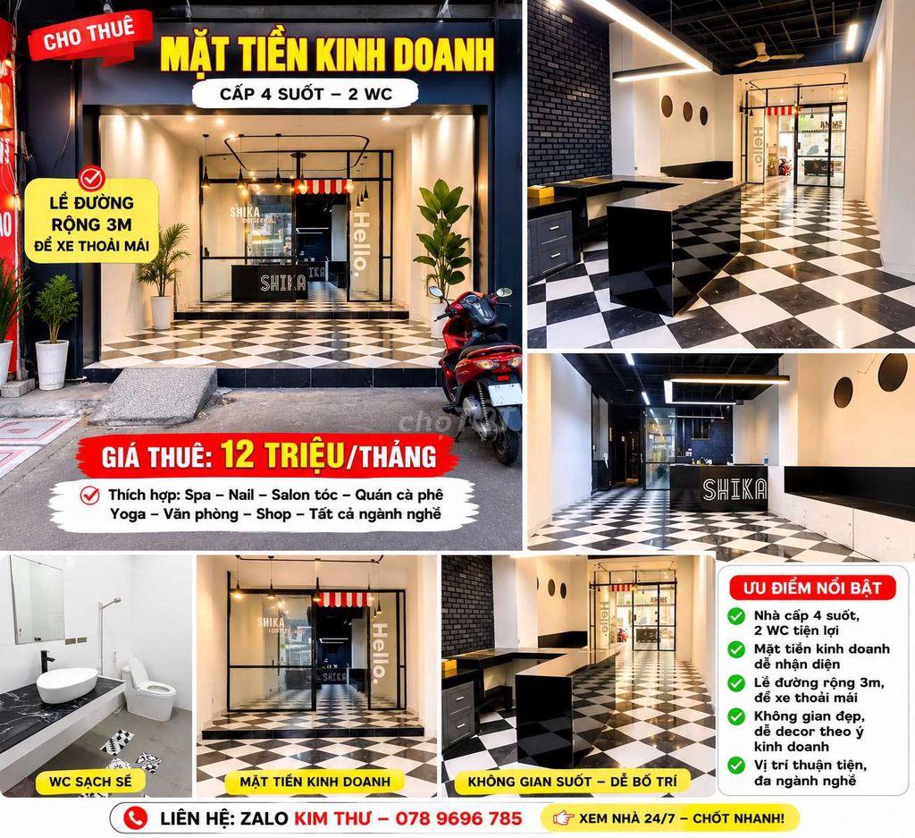 ✅🔥 MẶT TIỀN KINH DOANH – KHÔNG GIAN ĐẸP, CÓ SẴN SETUP – 12 TRIỆU