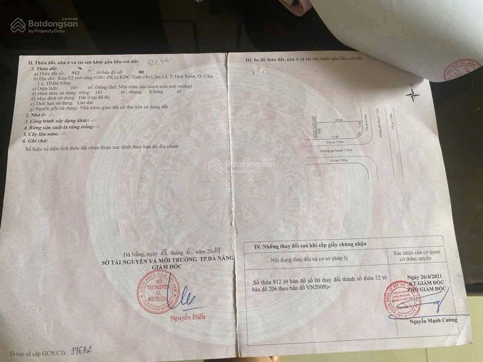Bán 2 mặt tiền nguyễn văn ngọc vs cổ mân cúc 1, hoà xuân, đà nẵng
