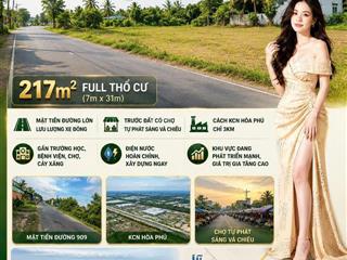 Bán gấp đất full thổ cư mặt tiền tỉnh lộ 909 thị trấn long hồ